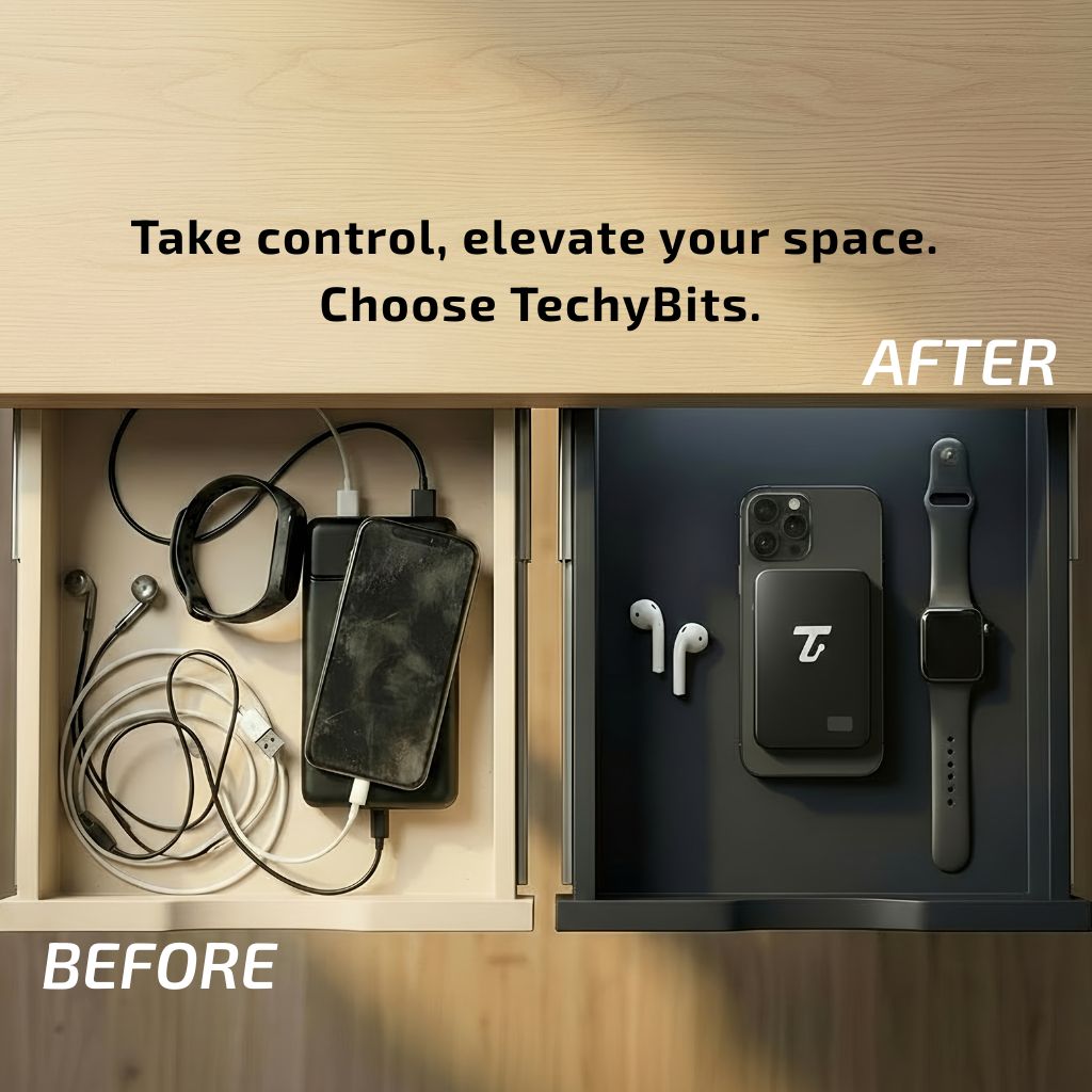 TechyBits® | Magnetic Powerbank